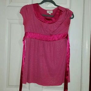 Cute pink, sparkly blouse